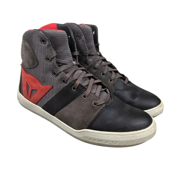 Dainese Urban York Air Lace Up Mens Size 12.5 Phantom Red Ankle Motorcycle Boots main image 7